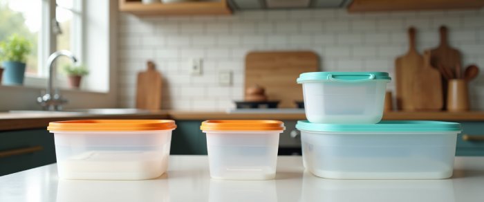 recipiente caserole din plastic