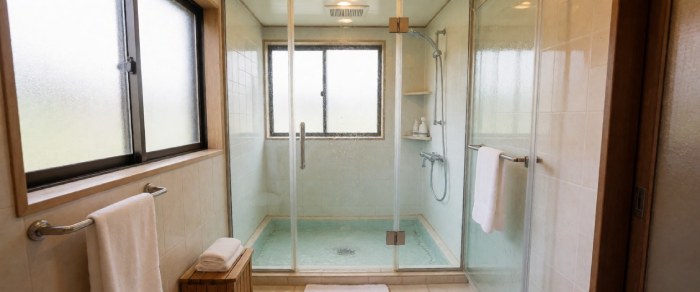 cabina de dus in baie